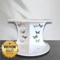 Round Cake Stand / Cake Seperator / Cake Raiser with Butterfly Pillars - Custom Sizes and Heights
