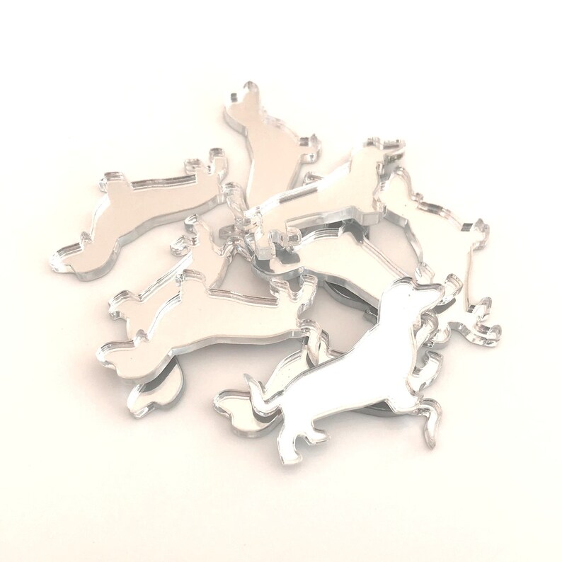 Sausage Dog Shaped Crafting Sets Different Colours /& Sizes Available Packs of 10