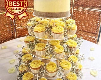 Multi Tier Acrylic Cake Stand: Wedding & Celebration Display