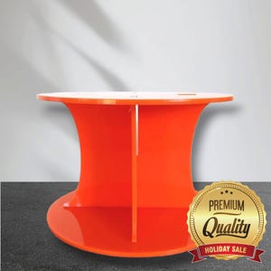 Okrągły lub kwadratowy stojak/separator na ciasto z klasycznymi filarami - (niestandardowe rozmiary, kształty i kolory)