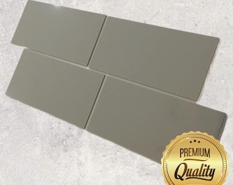 Rectangular Tiles - Coloured Acrylic, Many Size and Colour Options (Bespoke Items Made)