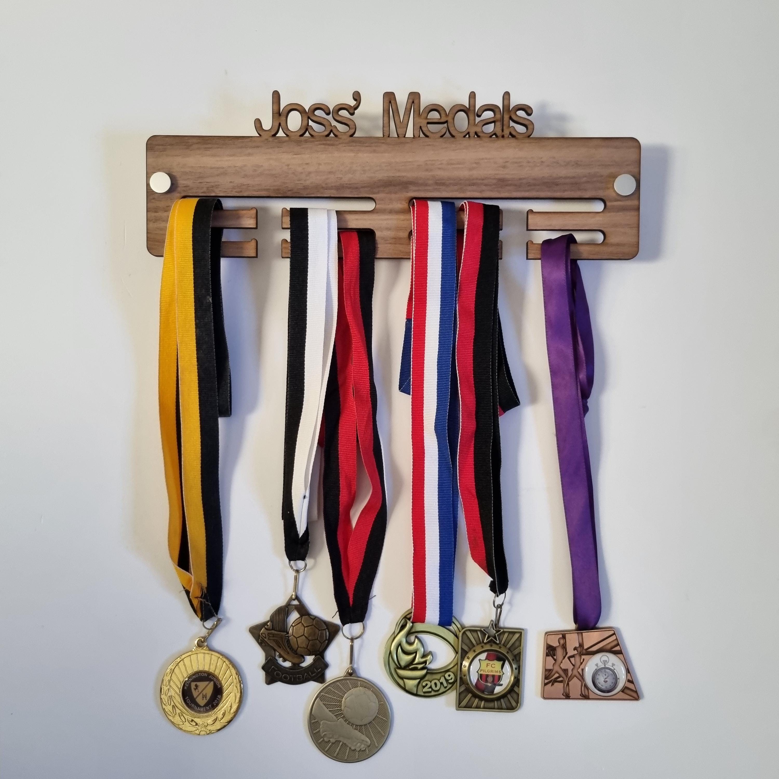 STOBAZA Medaillen Display Aus Holz - Elegante Präsentationstafel Für Auszeichnungen