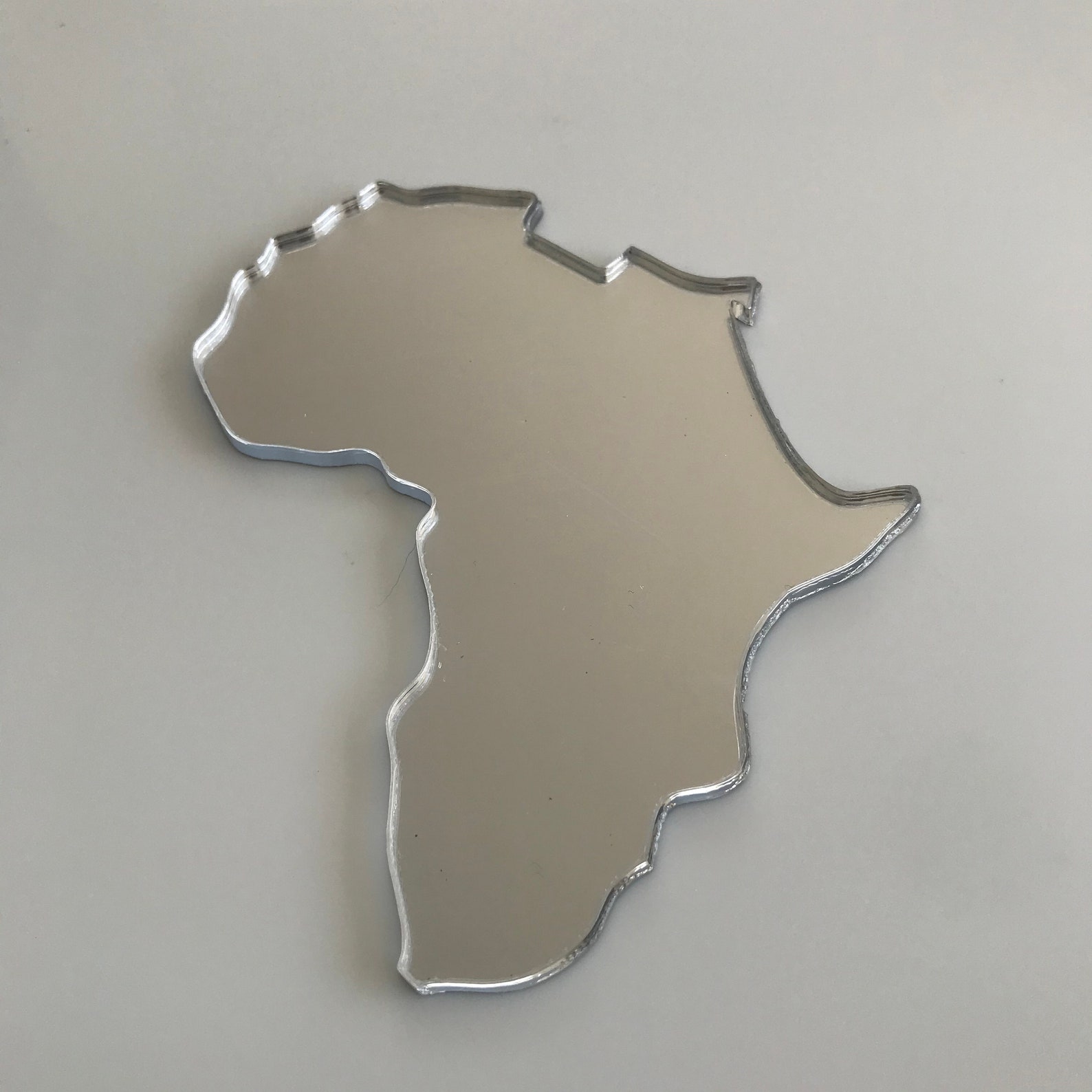 Africa Map Shaped Acrylic Mirrors Several Sizes and Coloured Etsy UK