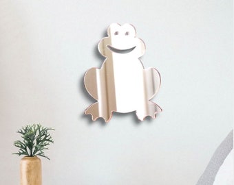 Frog Large Acrylic Mirror Wall Art - Many Size Options (Bespoke Personalised Items Made)