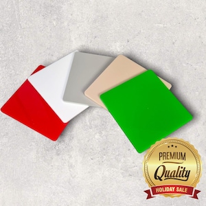 Tovagliette e sottobicchieri quadrati - (Dimensioni, colori e forme personalizzate)