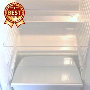 Custom Acrylic Fridge Shelf Replacement: Bespoke Sizes & Colors image 1
