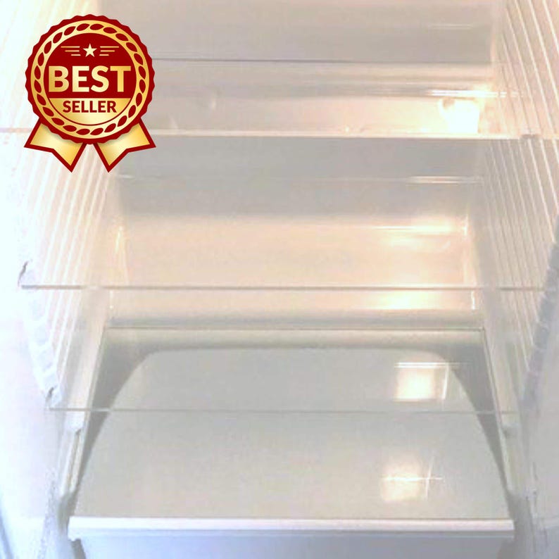 Custom Acrylic Fridge Shelf Replacement: Bespoke Sizes & Colors image 1
