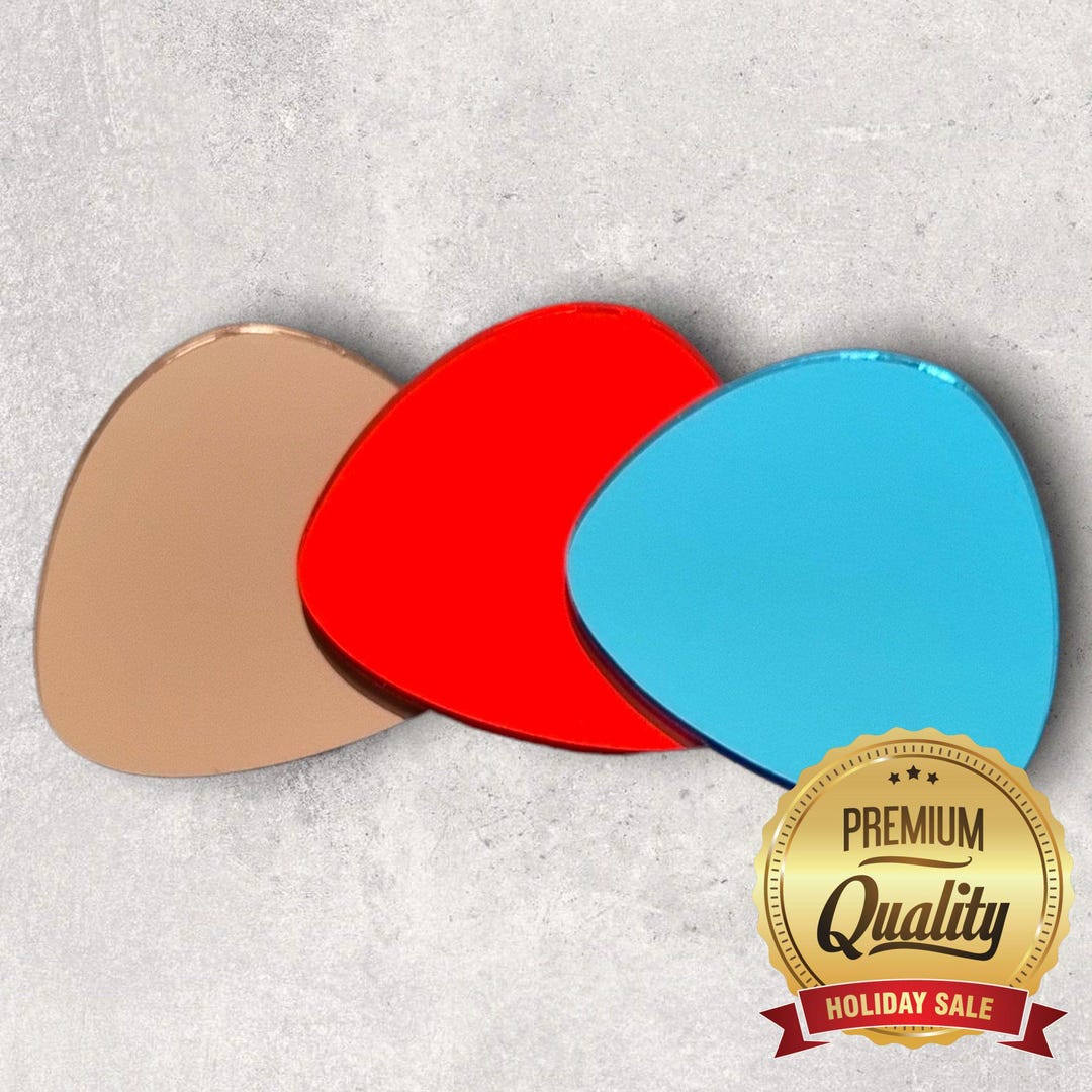 Placemats & Coasters, Triangle Pebble Shaped Mirrored - (custom Sizes ...