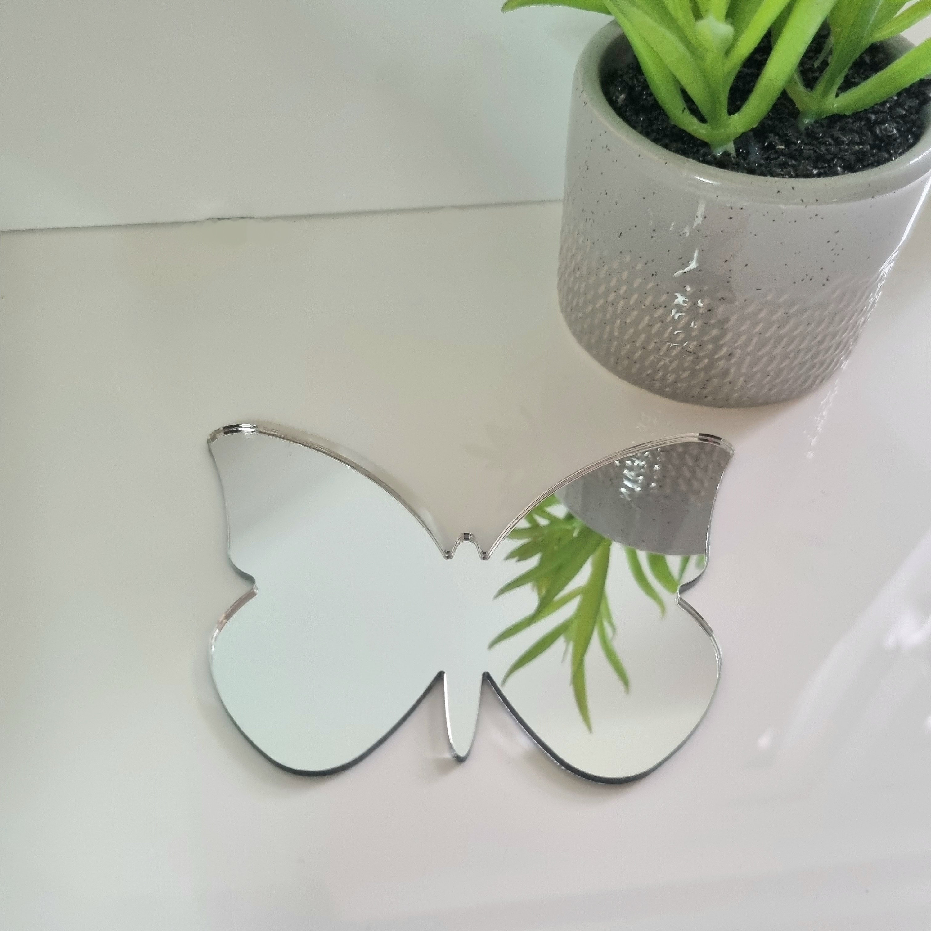 RARO Specchio A Farfalla Hollywood Regency Di Metà Secolo, Grande - Foto 8