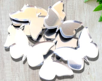 Butterfly Mirror Set: Acrylic Art, Crafts & Decorations