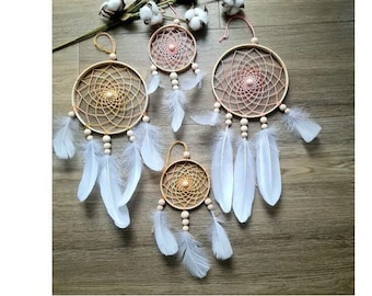 Dreamcatcher <Bonita Springs> in bamboo ring in 2 sizes / handmade / BOHO/ macrame