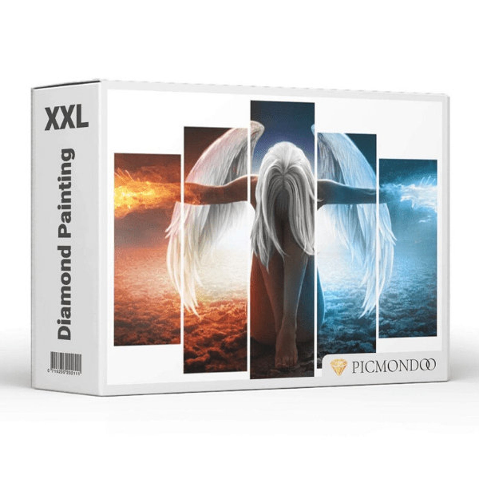 Diamond Painting XXL Engel der Elemente 5 teilig Original | Etsy