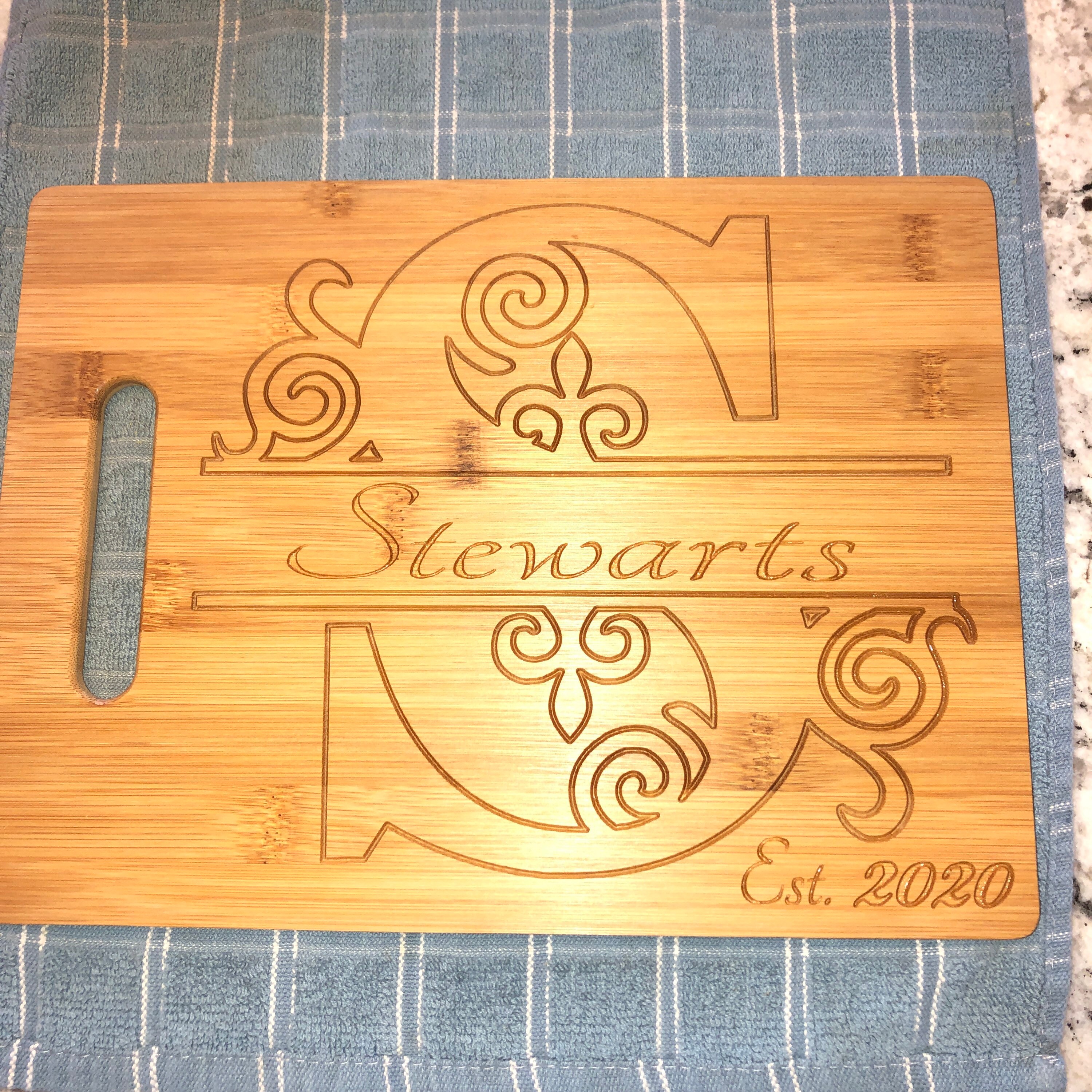 Bamboo cutting boards Etsy