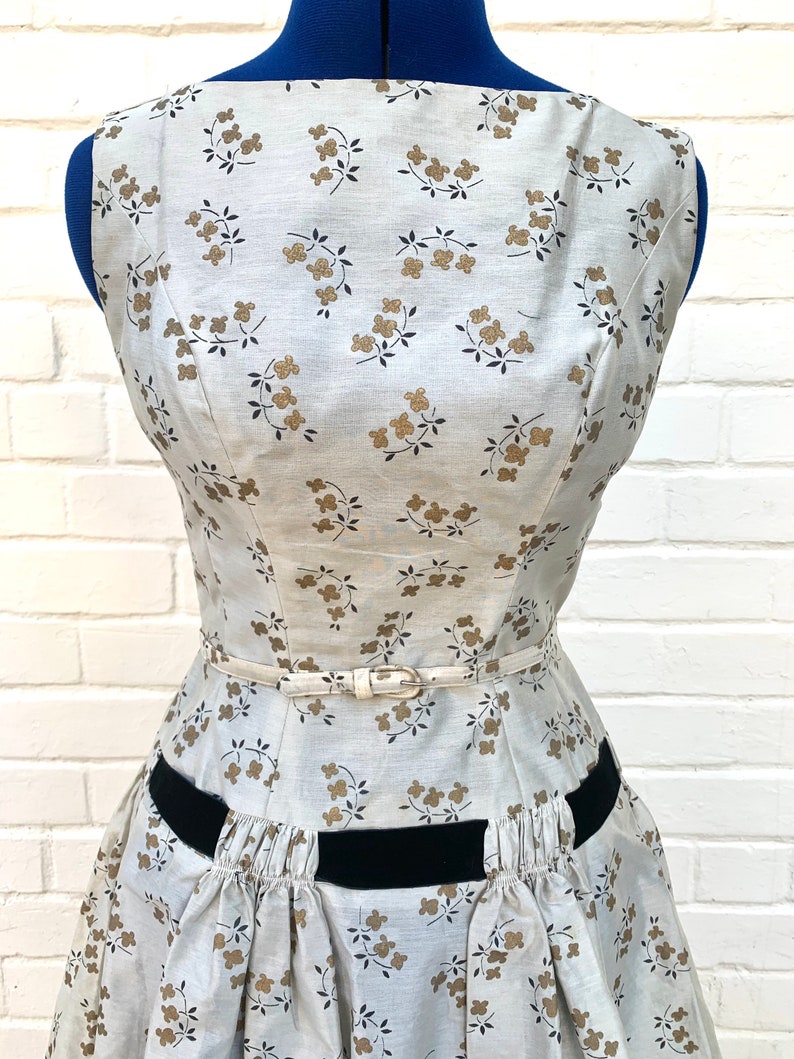 1950s Natlynn Dropped Waist dress
