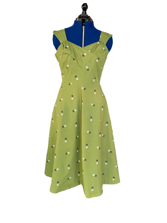 1950s Elephant Novelty Print Day Dress