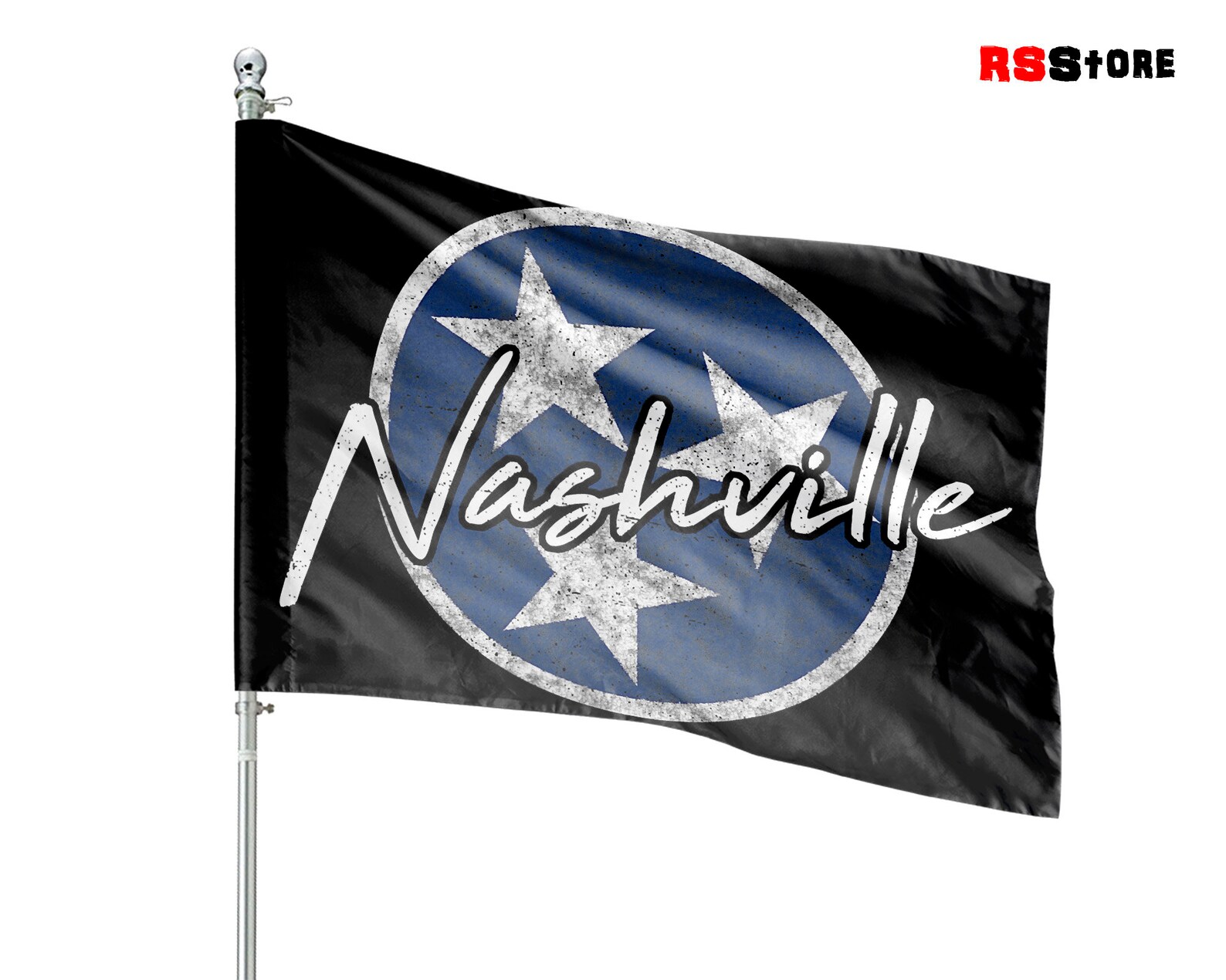 Nashville State Of Tennessee Flag House Flag Nashville State Etsy