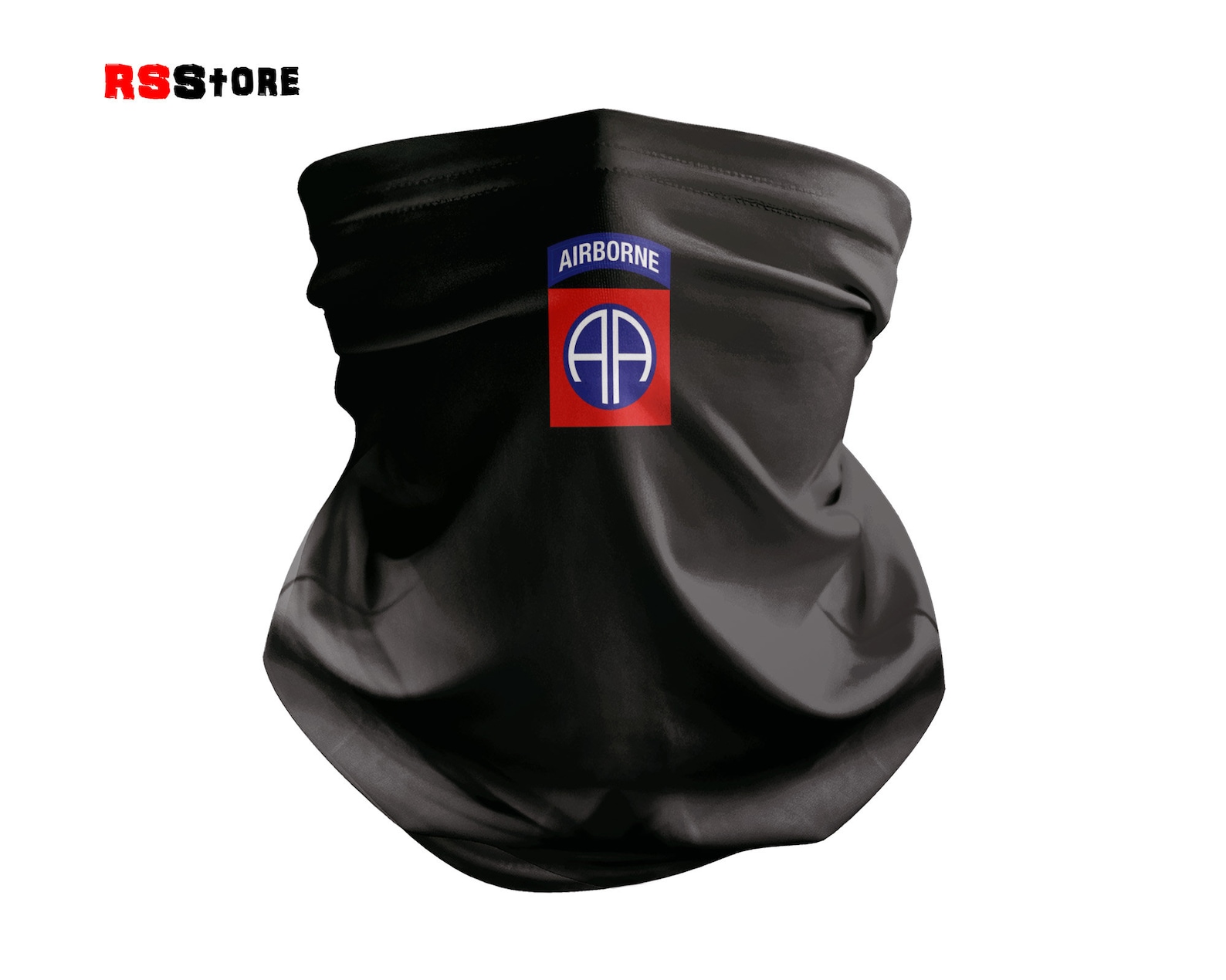 82nd Airborne Army Neck Gaiter Cotton Fabric Face Covering Etsy