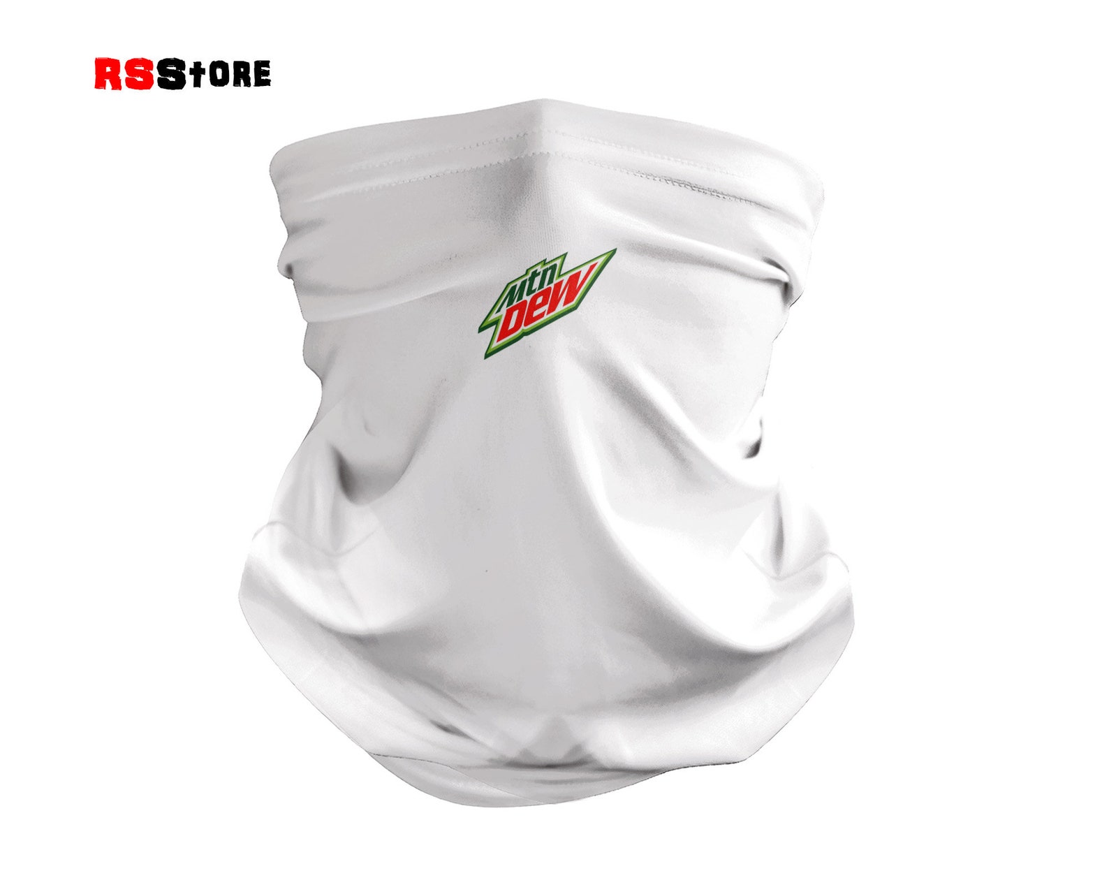 Mountain Dew Neck Gaiter Cotton Fabric Neck Gaiter Washable Etsy