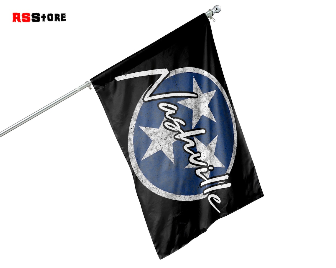 Nashville State Of Tennessee Flag House Flag Nashville State Etsy