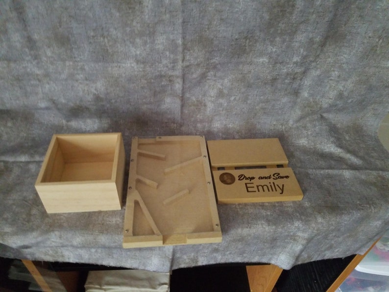 Wood Piggy Bank Letter Wooden Bank Wooden Piggy Bank Etsy