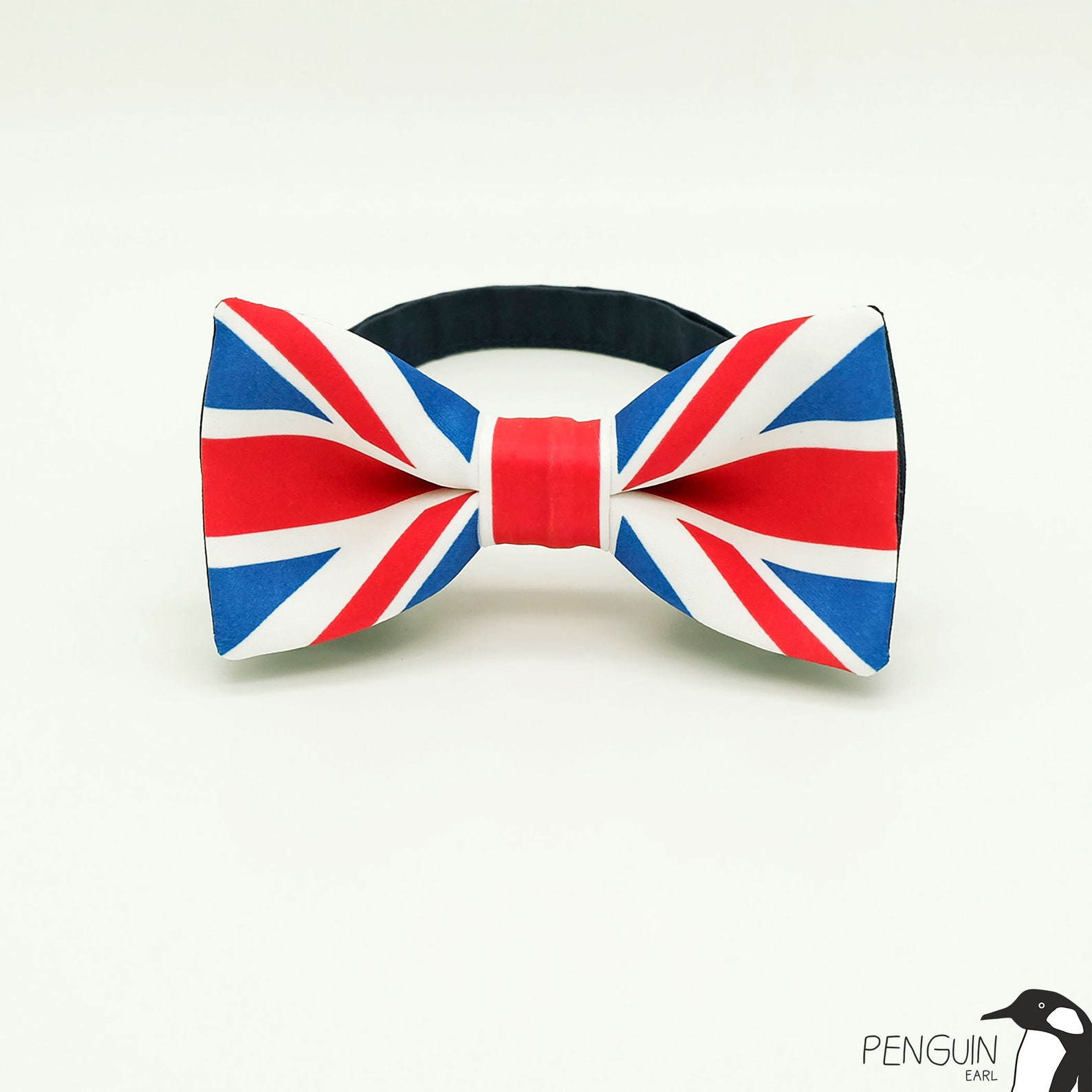 UK Flag Bow Tie Britain Flag Bowtie United Kingdom Bow Tie Etsy