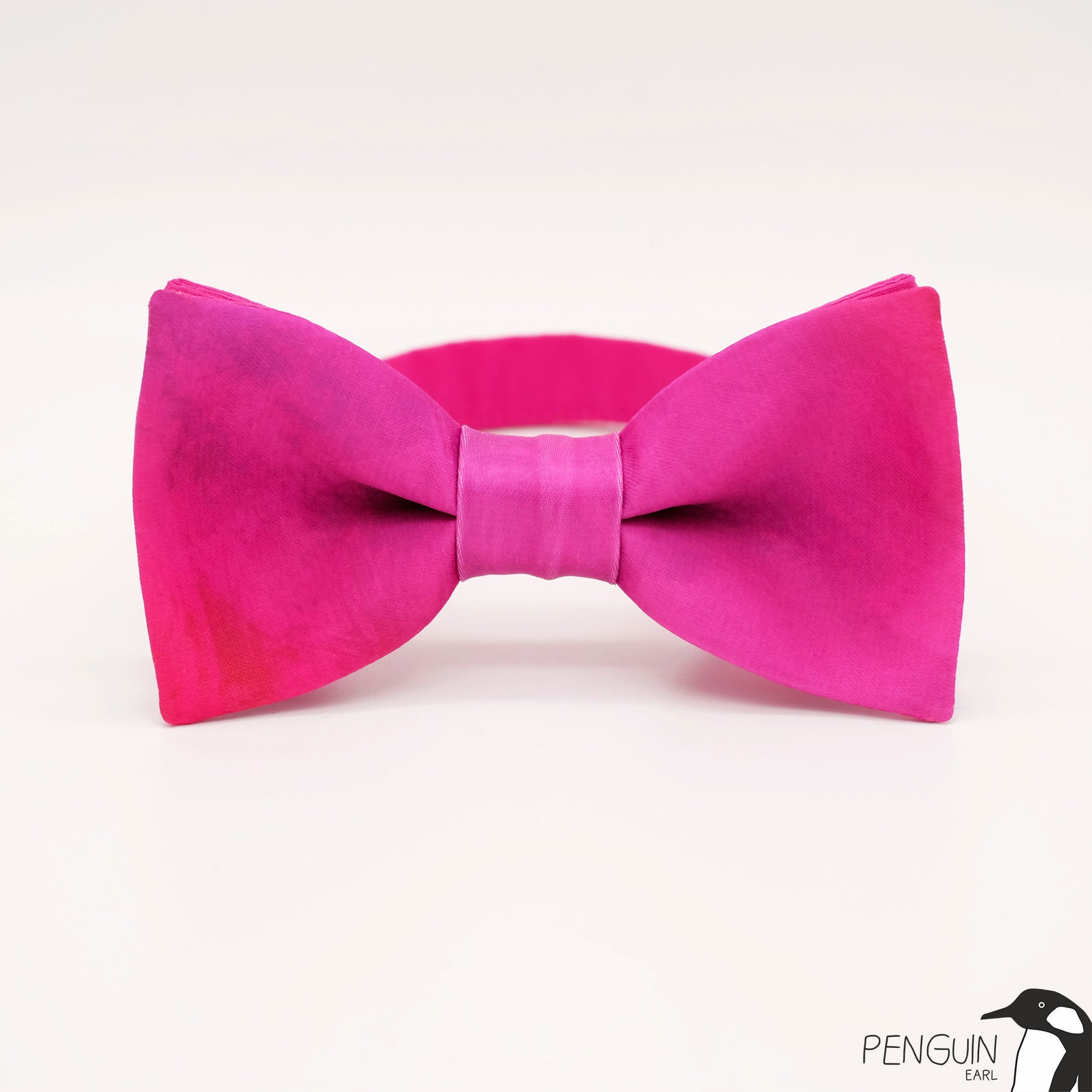 Hot Pink Bow Tie Pink Wedding Fucsia Bow Tie Women Bow Tie Etsy