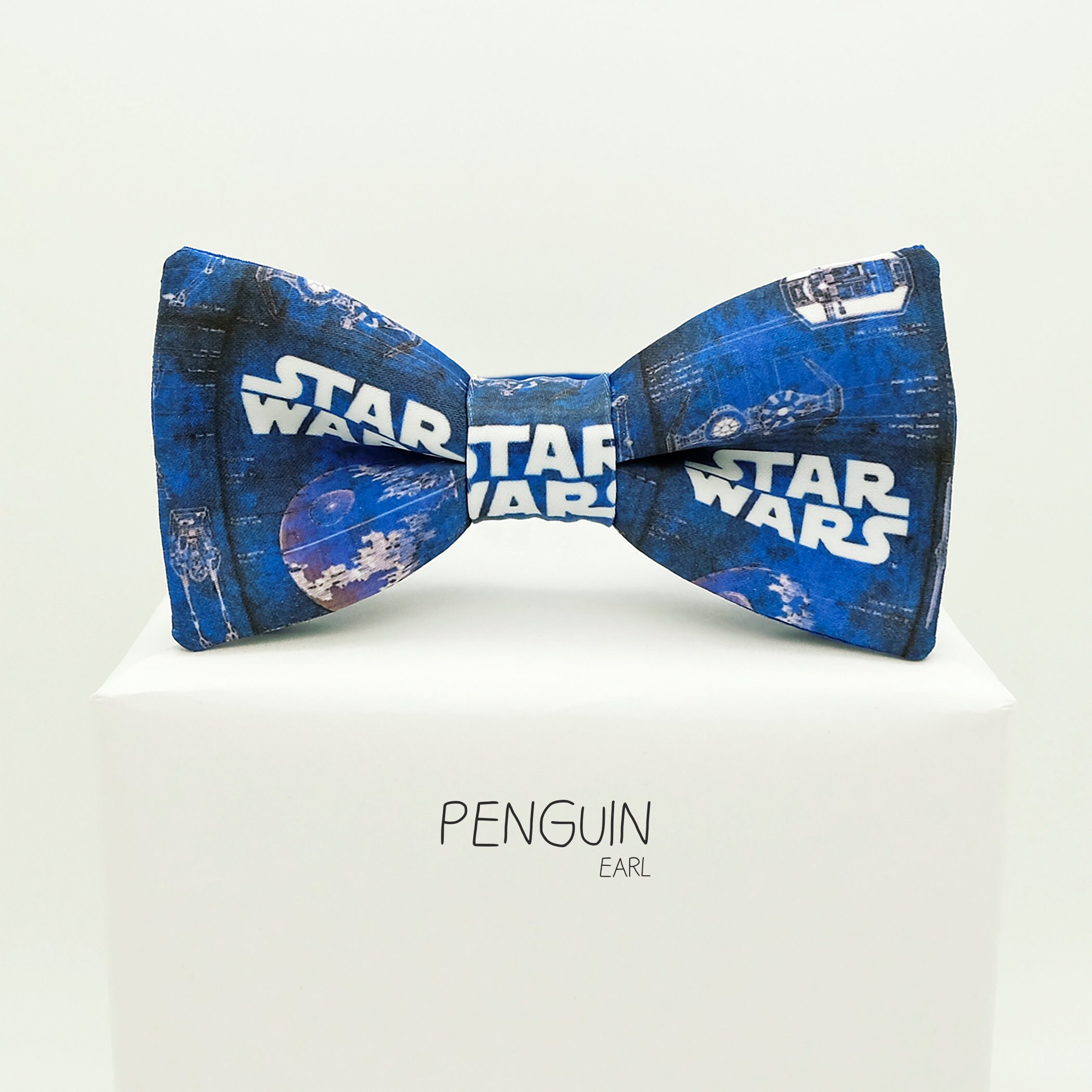 Star wars bow tie star wars bowtie geek bow tie blue bow Etsy