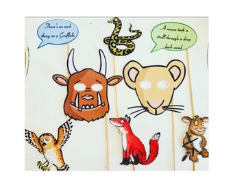 Children’s Masks Picture Photo Booth Selfie Props x8 Birthday Party Decorations Baby Shower Story Props Role Play Masks