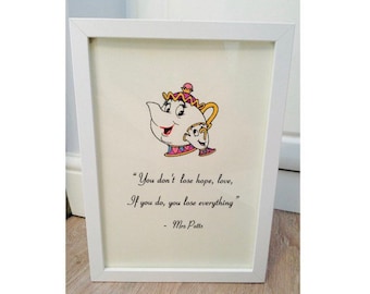 Beauty And The Beast Print Etsy Uk