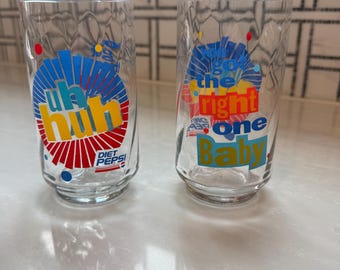Pepsi vintage glasses