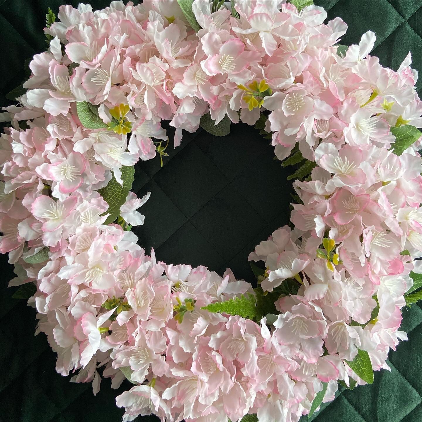 Wreath Faux Flower Wreath Luxury Wreath Pink Wreath Spring Etsy