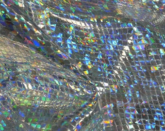 Holographic Metallic Pig Leather