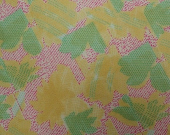 leaf printed pig skin