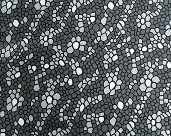 small circle pattern printed pig skin