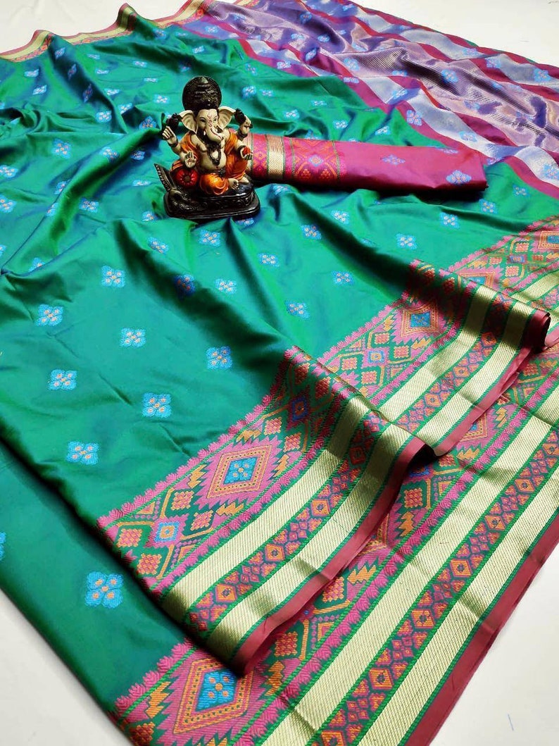 traditional saree,saree dress,saree wedding saree Green soft Lichi Silk Saree and blouse for women designer saree sari, Indian saree