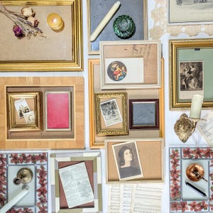 Vintage Picture Frame. Wood, Metal & Glass Photo Frames. Rectangle and Square Antique Frame Collection. Brown, Gold, White, 4x6,5x7,8x10,3x5