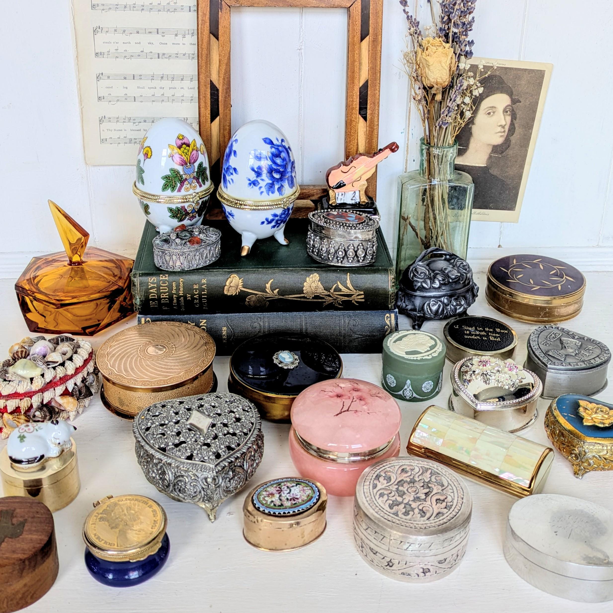 Small Ceramic Jewelry Box Vintage Ceramic Jewelry Box Small