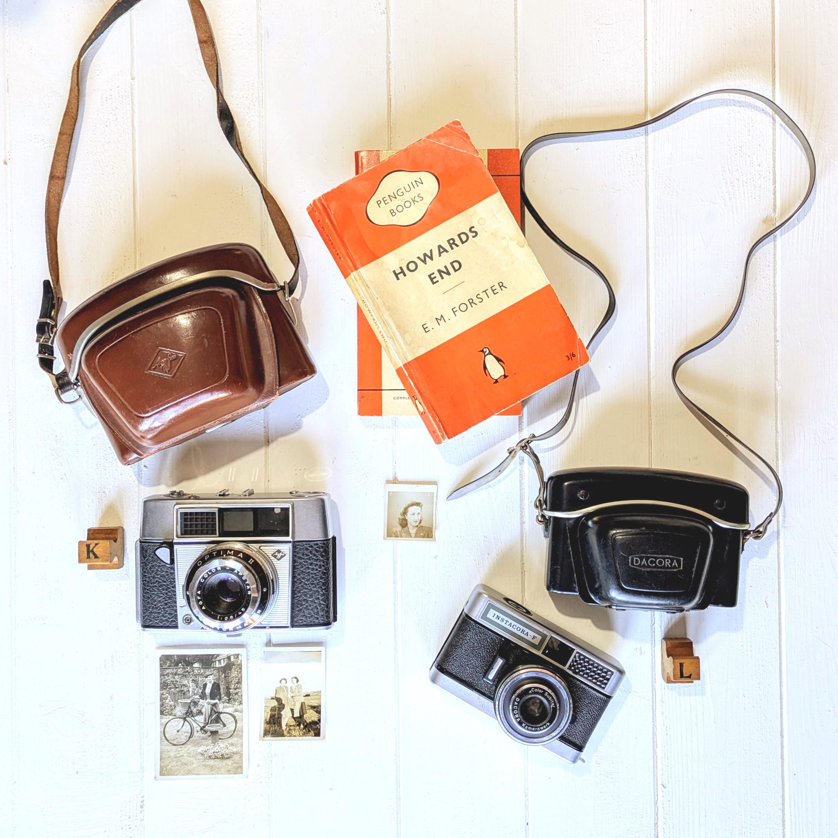 レトロカメラコレクション：1920年代～70年代のヴィンテージ装飾品