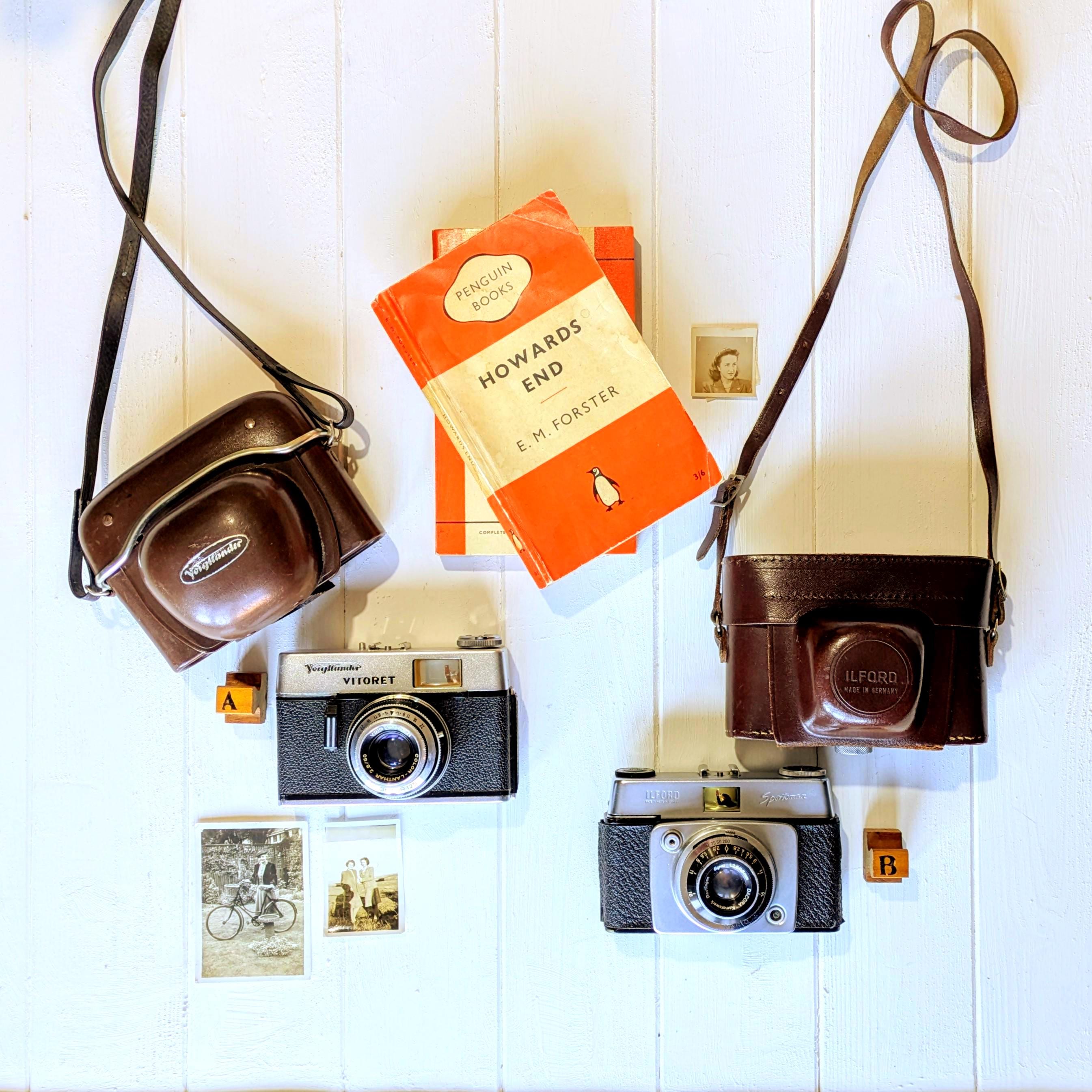 レトロカメラコレクション：1920年代～70年代のヴィンテージ装飾品