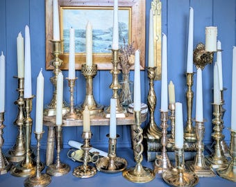 Vintage Villeroy & Boch crystal candlestick for three candles