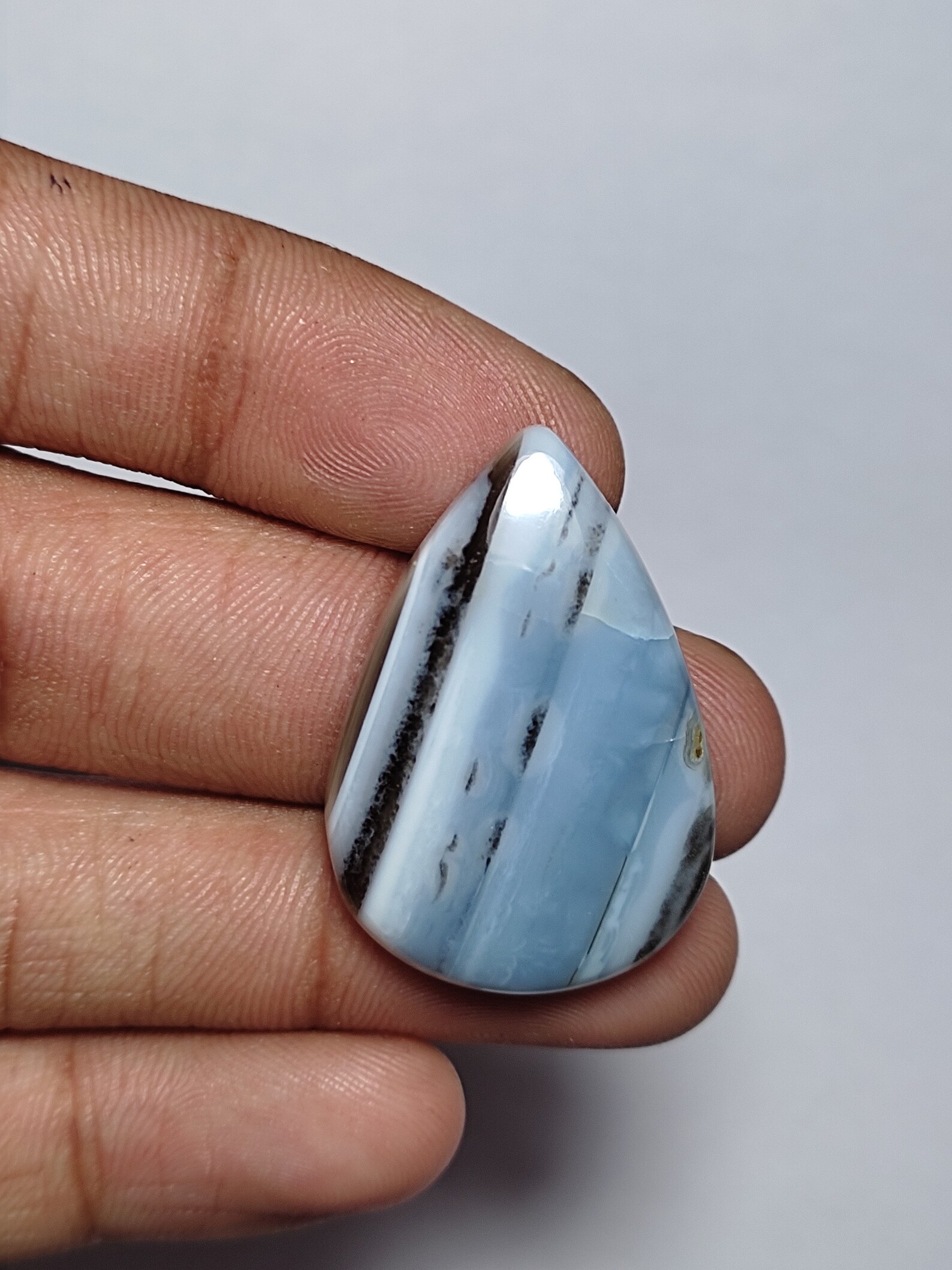 Blue Opal Gemstone100 Natural Blue Opal Handmade Etsy