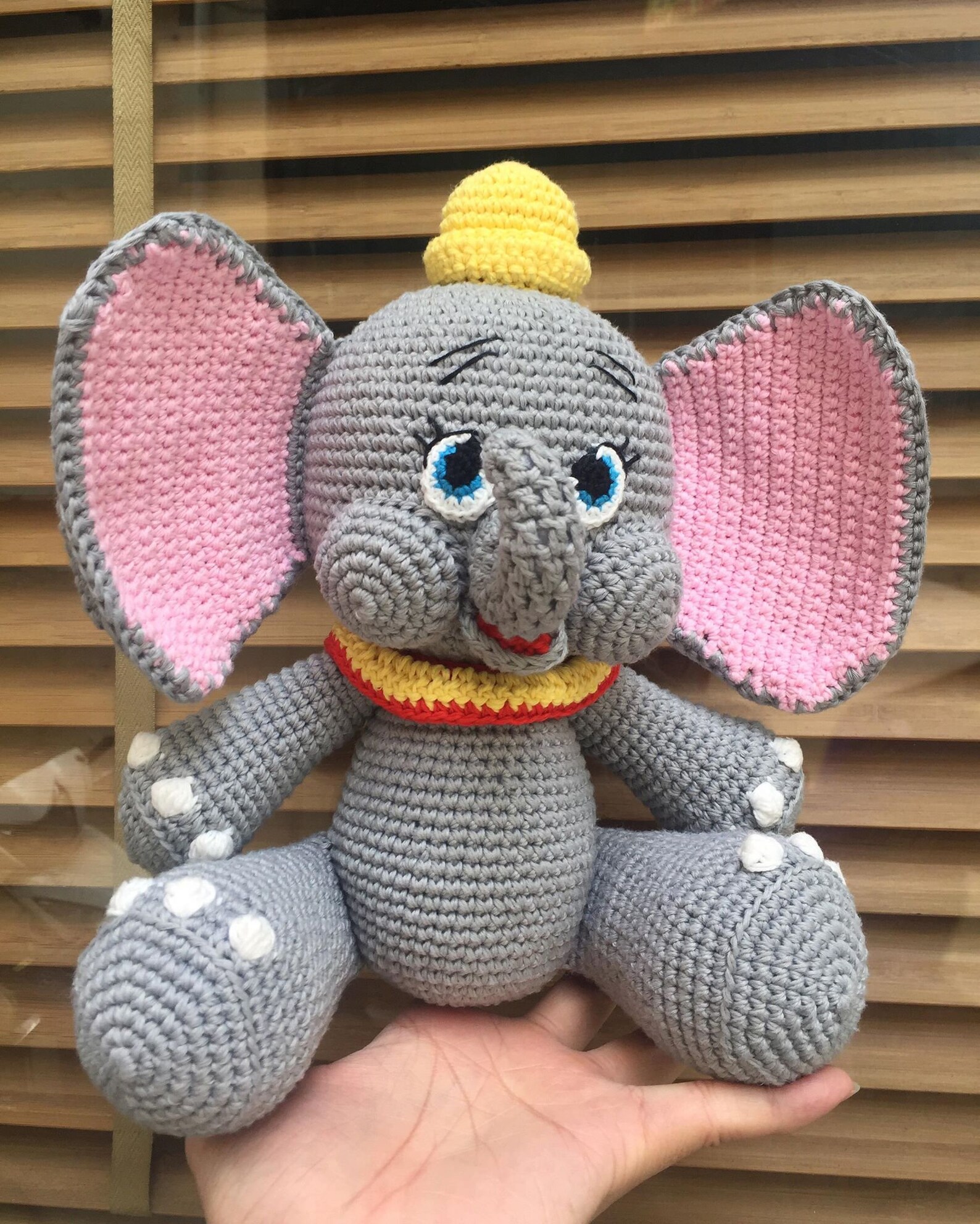 Crochet Disney Dumbo Elephant Pattern Crochet Dumbo Toy Etsy