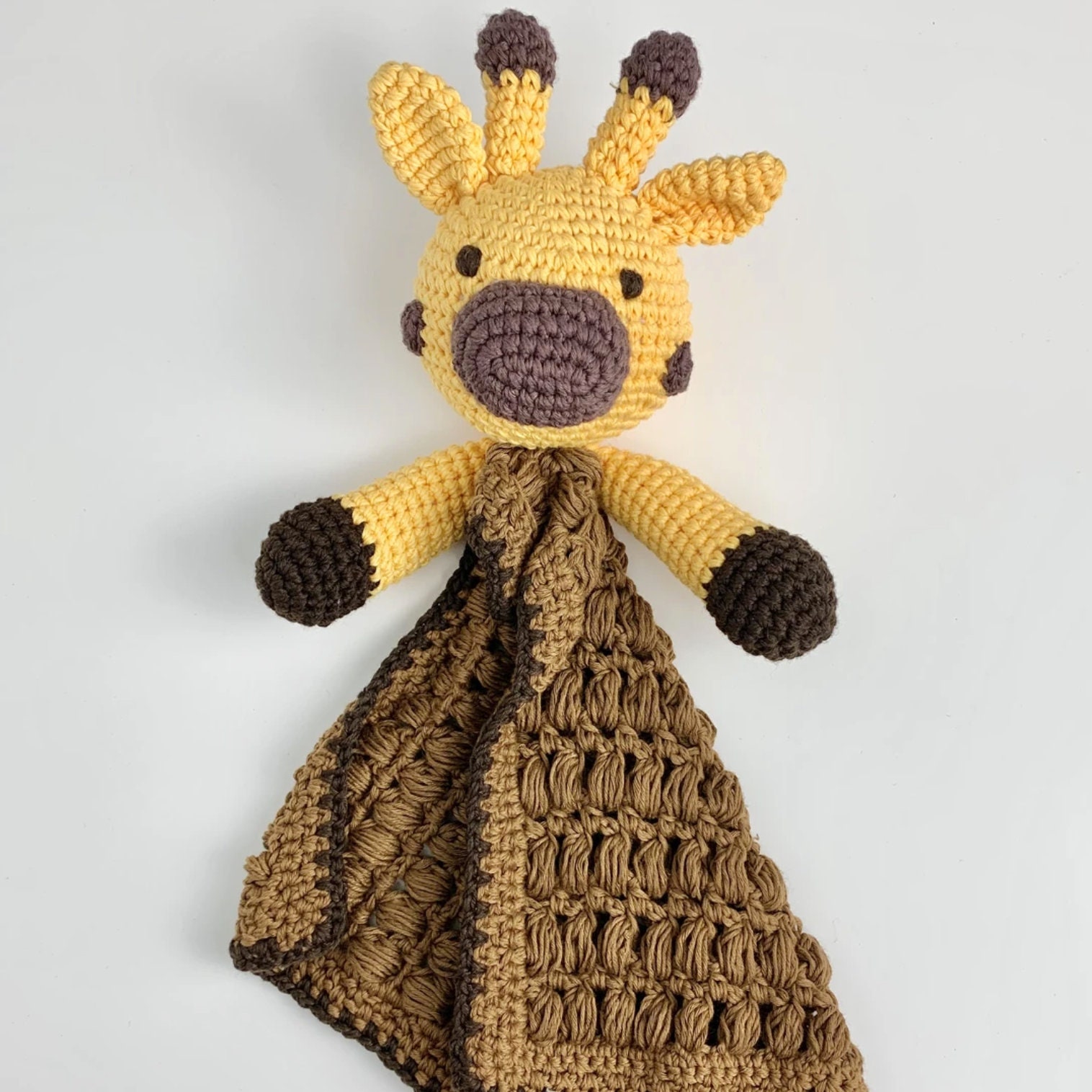 Adorable Yellow Giraffe Toy Baby Blanket Baby Lovey Etsy