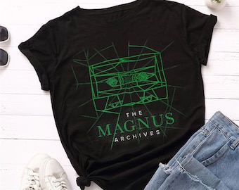 Classic The Magnus Archives Tshirt, Magnus Archives Poster, Horror Fiction Shirt, Jurgen Leitner Rant, Statement Begins, Wheel of Fears