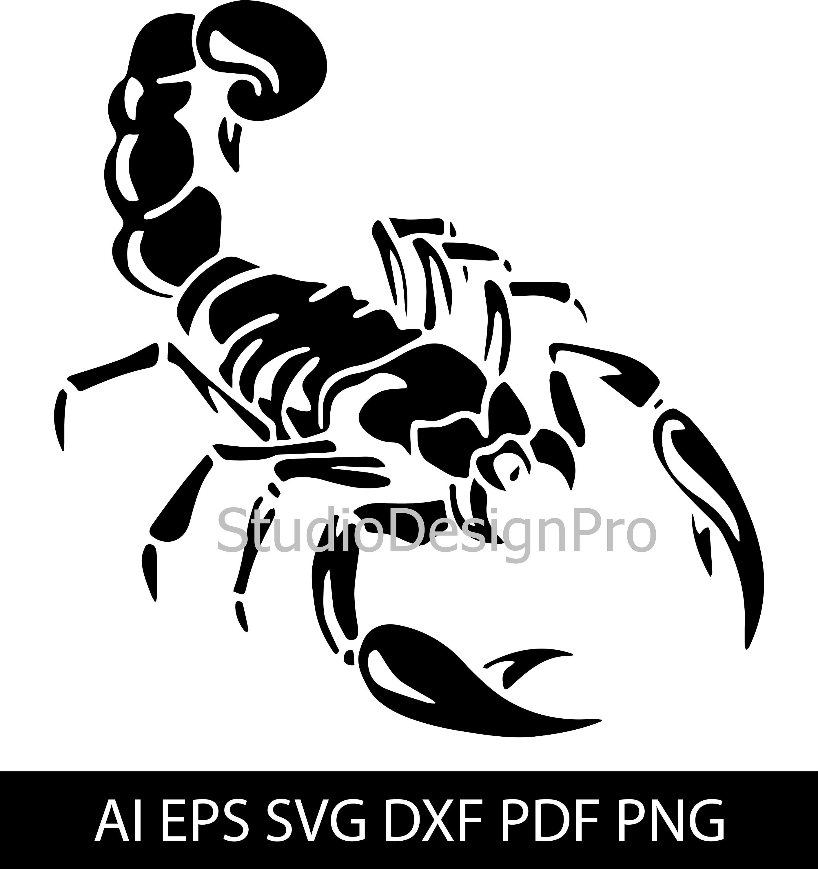 Astrology Clipart-astrology sign scorpio silhouette clipart 6227