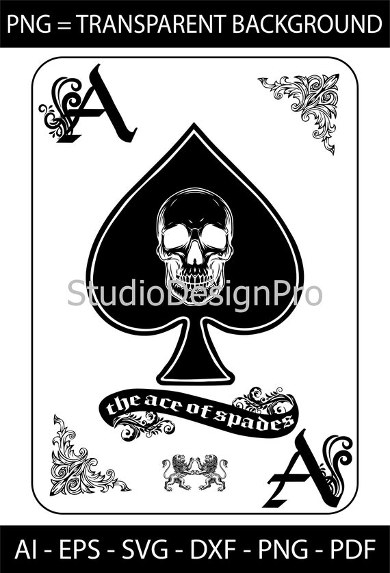 Playing Cards SVG Download Ace of Spades Svg Playing Cards -  Sweden