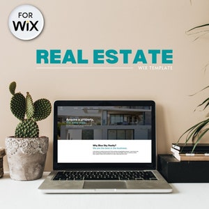 Wix Real Estate Website Template | Website Template for Realtors | Professional, Simple, and Creative | Customize Wix Blog Template