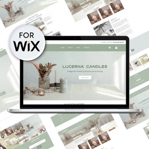 Candle Store | Wix E-commerce Website Template | Online Wix Candle Shop | Wix Template for Online Candle Sellers | Candles Website Design
