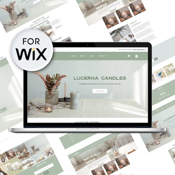 Candle Store Wix E commerce Website Template Online Wix Candle