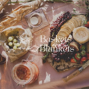 Logotipos de negocios de picnic de lujo / Plantilla de logotipo Canva para empresa de planificación de picnic premium / Logotipos de Canva para emprendedores de picnic imagen 4